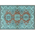 thumbnail image 1 of Ahgly Company Indoor Rectangle Persian Light Blue Traditional Area Rugs, 6' x 9', 1 of 4