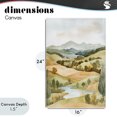 thumbnail image 4 of Stupell Industries Scandinavian Watercolor Hills & Tranquil Valley Canvas Art, 16 x 24, by Petals Prints Design, 4 of 8