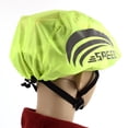 thumbnail image 2 of Toystoory 1 pieza de cubierta de casco de bicicleta impermeable Universal con tira reflectante casco de bicicleta de ciclismo cubierta de lluvia Ciclismo verde Toystoory OD0652-01, 2 of 6
