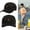 Black, variant on Skpblutn Sun Hat Embroidery Cotton Baseball Boys Girls Snapback Hop Flatlb Caps Light Blue