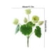 thumbnail image 3 of Flor de lirio de loto artificial de loto | Arreglo floral flotante de finta felpa de vellón de seda realista | Rosa Blanco Verde | Acento decorativo de 13,78" para el Salón Buda, casa, mesa de, 3 of 6