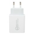 thumbnail image 1 of Cargador Rápido de doble Puerto YUNYI BRAND 20W QC3.0 PD EU Blanco, 1 of 8