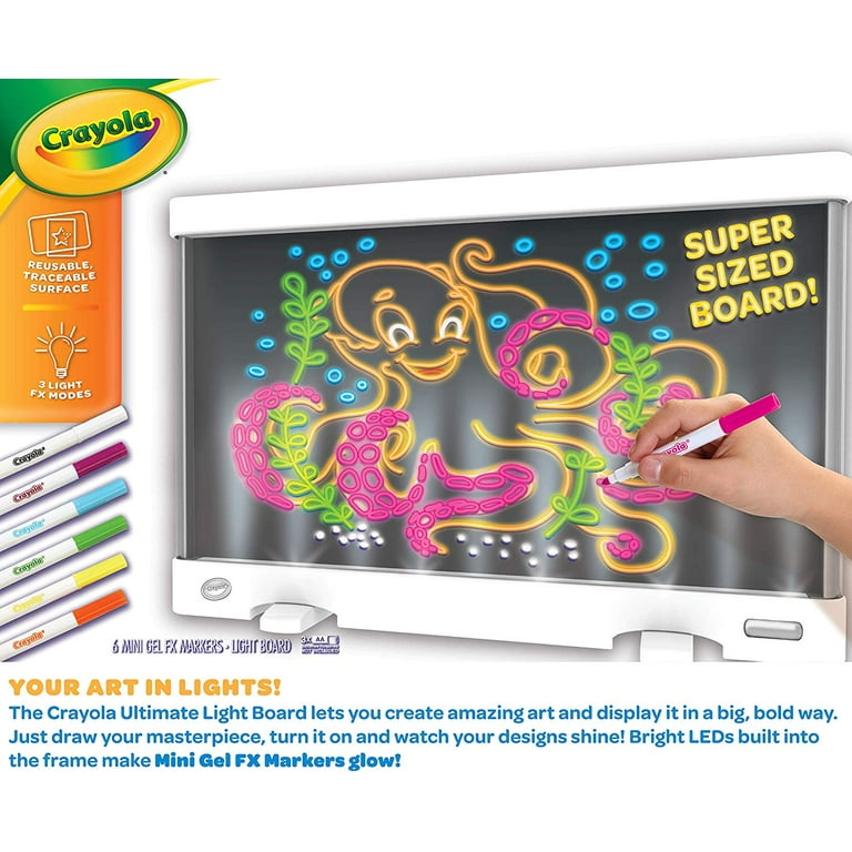 Crayola Ultimate Light Board - Blue, Drawing Tablet & Tracing Pad, Kids  Toys, Holiday Gifts For Boys & Girls, Ages 6+ [ Exclusive] - Yahoo  Shopping