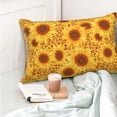 thumbnail image 4 of Balery Vintage Leopard Print Sunflower Funda de Cojín Estampada, Regalos para Mujeres, Regalos de Amor para Ella, Regalos para Novia o Esposa, Funda de Almohada-20"x30", 4 of 6