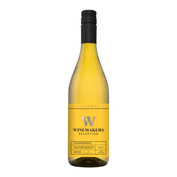 Winemakers Selection Classic Series Chardonnay California White Wine, 750ml Bottle, 13.0% ABV