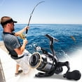 thumbnail image 1 of ddioayh Liquidation Équipement de Pêche Roue de Pêche Roue de Spinning Tout Métal Biseaux CNC Canne de Mer Roue de Rocking Roue de Spinning Longue Route Asiatique Roue de Poisson, 1 of 5