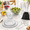 Clear-Service For 6, variant on 36 Piece Dinnerware Set For 8 And Salad Serving 10-inch