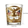 thumbnail image 7 of 250th Anniversary Whiskey Bottle, U.S. 250th Anniversary Heritage Whiskey Glass, Independence Day Commemoration Glass , Father's Day Patriotic Gift, 7 of 7