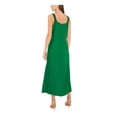 thumbnail image 2 of VINCE CAMUTO Womens Green Slitted V Neck Tea-Length Evening Shift Dress XXS, 2 of 3