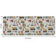 thumbnail image 7 of Cartoon Construction Vehicles Shovels Light Gray Pattern Kitchen Rug Mat,Kitchen Runner Rugs Non Skid Washable,Decorative Kitchen Floor Mats for Kitchen,Sink,Laundry,17"x47.2", 7 of 7