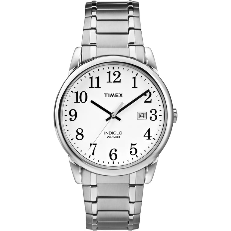 Timex Men's Easy Reader Silver Watch with Expansion Band photo 1