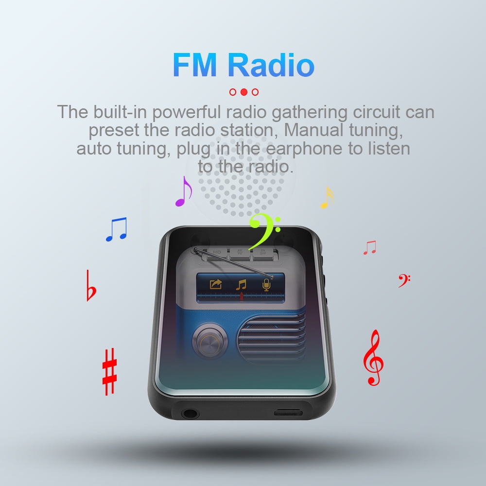 CJBZLCPCOO M16 Bluetooth mp3 e-book video playback ai intelligent high definition noise reduction voice recorder mp4