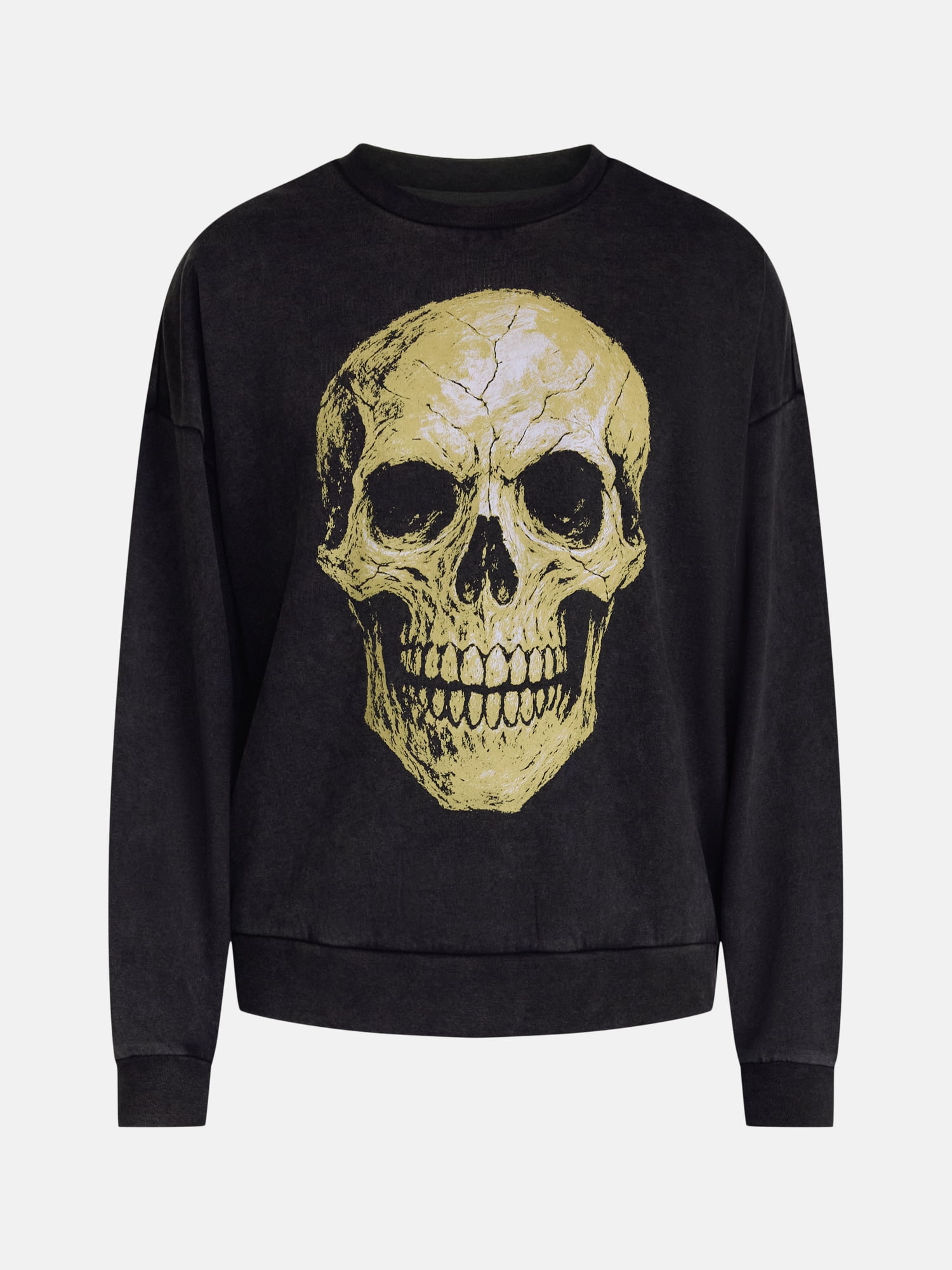 Men's Halloween Web Geometry Graphic Long Sleeve Sweatshirt from Way to Celebrate, Sizes XS-5XB