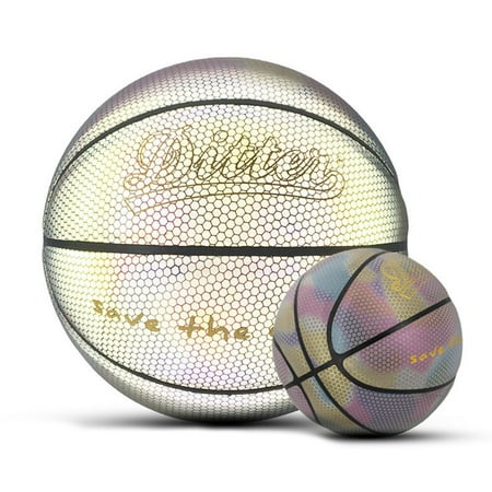 

Reflective Basketball Luminous Basketball Reflective Composite Leather