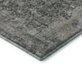thumbnail image 3 of Addison Rugs Mayfield Premium Machine Washable Traditional Global Charcoal Rectangle Rug, 10' X 14' Machine Washable Traditional Global Charcoal Oversized Sherpa Throw Blanket, 3 of 7