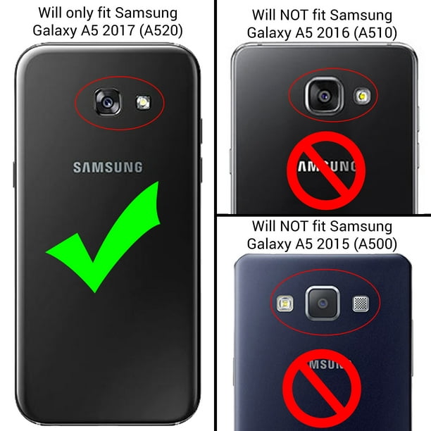 Para editar excitación Depresión CoverON Samsung Galaxy A5 (2017) A520 Case, HexaGuard Series Hard Phone  Cover - Walmart.com