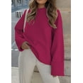 thumbnail image 2 of Fantaslook Sweaters for Women Oversized Crewneck Long Sleeve Chunky Knit Pullover Sweaters Tops Trendy Fall Outfits, 2 of 7
