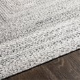 thumbnail image 5 of Surya Azalea AZA-2323 72 x 72" Round Modern Plastic Rug in Medium Gray/Cream, 5 of 6