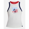 thumbnail image 5 of Disney Women's Mickey USA Flag Graphic Tank Top, Sizes XXS-5XL, 5 of 11