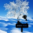 thumbnail image 3 of HELLOYOUNG 9.8- Inch MISS YOU" Guinea Pig Memorial Garden Stake Rustic Metal Sympathy Marker with Adorable Face Pet Memorial Marker, 3 of 29
