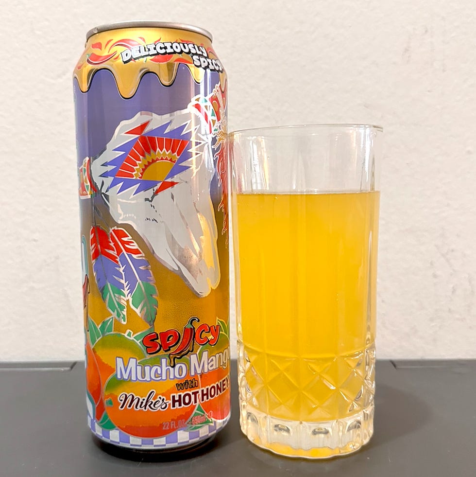 Arizona Spicy Mucho Mango Juice Cocktail, 22 fl oz Cans, 6 Pack