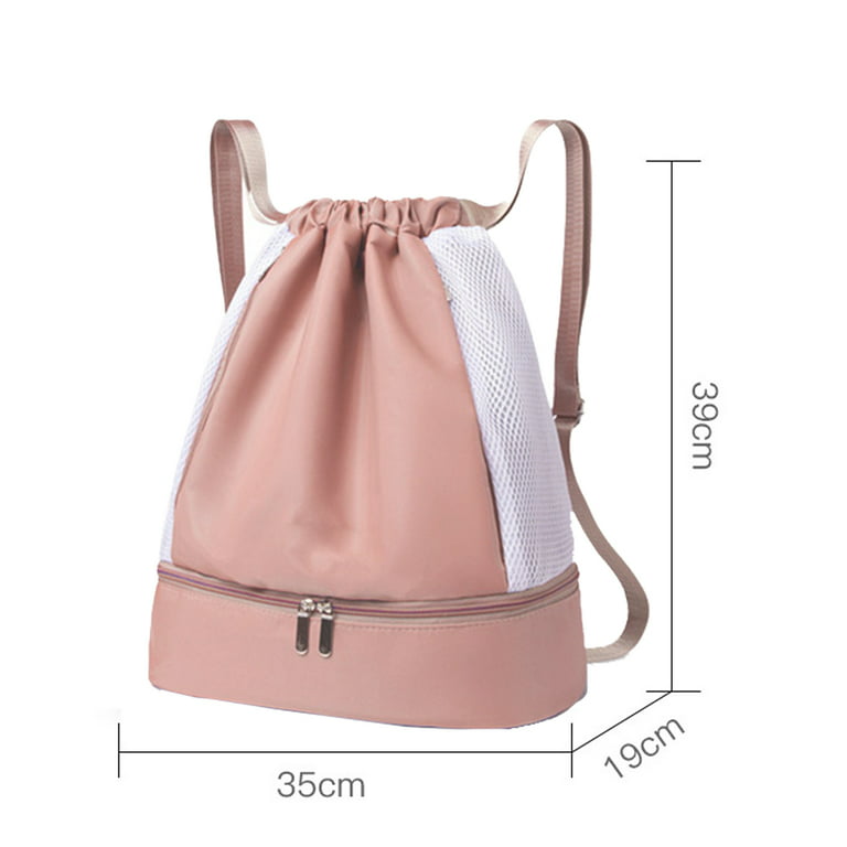 Two Tone Drawstring Backpack  Womens backpack, Women, Workout bags