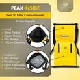 thumbnail image 4 of Mochila Ridgefrost 20L impermeable de doble compartimento amarilla, 4 of 9