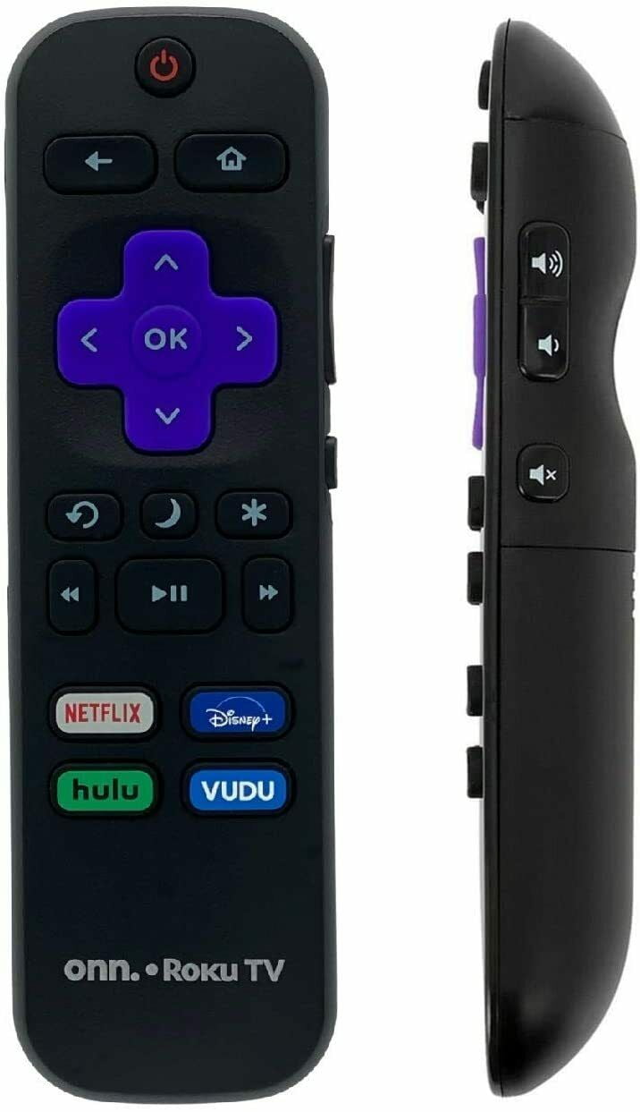 Replaced ONN RCAFIR Roku TV Remote Control with Netflix Disney Hulu