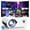 White, variant on WINDELE 5G WIFI Mini Bluetooth Projector with Screen, Native 1080P, Hifi Stereo, 16oz
