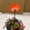 Orange, variant on Handmade Mini Pollinator Watering Station, Colorful Flower Bee Mudder Water Feeder & Butterfly Bird Bath, Small Outdoor Garden Stake Yard Art Decor Gifts for Nature Lovers (Orange)