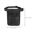 thumbnail image 2 of Phenofice Multifunctional Waist Bag Black Medical Pouch with Multiple Compartments for Work, 2 of 8