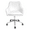 White Velvet, variant on Impressions Vanity Sadie 360 Degree Swivel Makeup Vanity Chair with 5 Wheels (Pink Velvet)