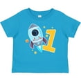 thumbnail image 3 of Inktastic Rocket Spaceship Happy First Birthday Boys or Girls Baby T-Shirt, 3 of 5