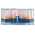 thumbnail image 7 of Yayeee Kitchen Curtains Tier Set of 2 Light Filtering 57"x24" Over Sink Window Panels, Abstract Painting, 7 of 7
