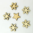 thumbnail image 6 of Abbraccia 6x100 Pieces Assorted Christmas Tree Snowflake Embellishments 15mm, 6 of 9