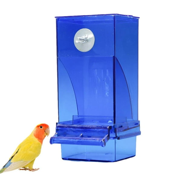 No Mess Bird Feeders Automatic Parrot Feeder Drinker Acrylic Container Para I1B4
