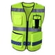 thumbnail image 2 of Chaleco de Seguridad Multibolsillos las Correas Reflectantes de 360 Gradοs Le kusrkot Chaleco reflectante de seguridad, 2 of 8