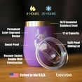 thumbnail image 4 of Bevvee Insulated Wine Tumbler 12 oz German Shepherd Face German Shepherd Owner Gifts Tumblers, 4 of 4
