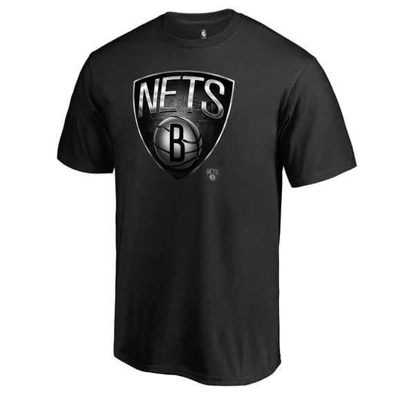 Men's Black Brooklyn Nets Midnight Mascot T-Shirt