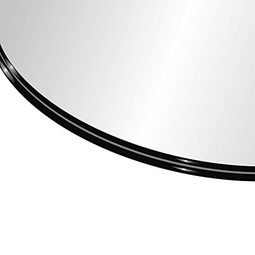 24" Round Glass Table Top 1/2" Thick with Ogee Edge