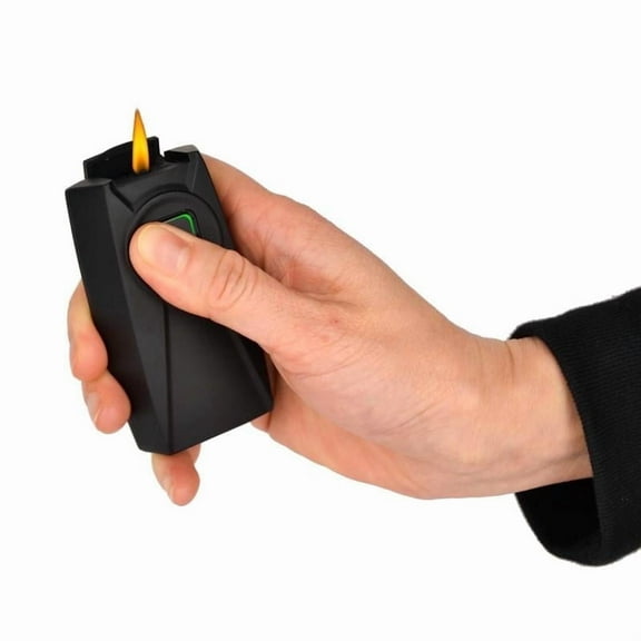 Smart Pocket Lighter – Biometric Fingerprint Ignition, Rechargeable, Wind Resistant, Child Proof