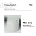 thumbnail image 4 of Gnmfd Mini Desktop Trash Can with Lid, Countertop Waste Basket for Office Bathroom Kitchen, Compact Small Garbage Bin for Paper Coffee Fruit Peel, Space Saving Tabletop Organizer for Home, 4 of 7