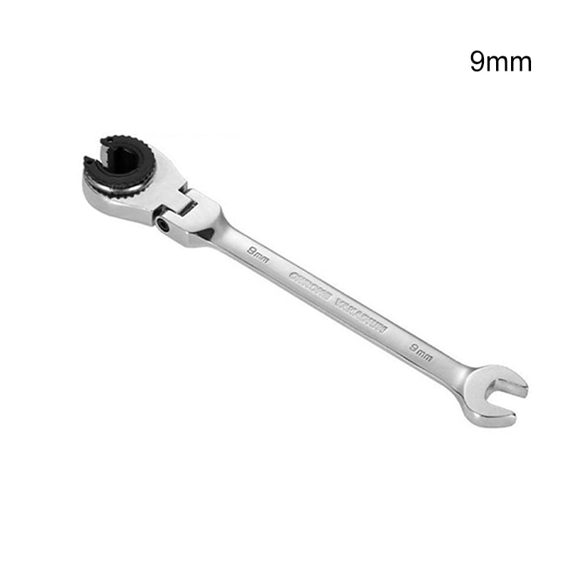 Color : Black Wrenches 16 in 1 Multifunctional Flexible Type Wrench 4 to 19mm Adjustable Wrench Household Tool Universal Wrench Tool 