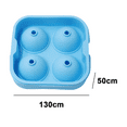 thumbnail image 2 of Molde para hacer bolas de hielo - Bandeja de hielo flexible - Esferas redondas de bolas de hielo para whisky, 2 of 5