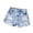 Light Blue, variant on Girls Snow Washed Distressed Denim Shorts, Elastic High Waist Frayed Raw Hem Ripped Jean Shorts, Vintage Destroyed Summer Casual Kids Bottoms for Daily Wear(Dark Blue,10-11 Years)
