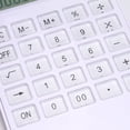 thumbnail image 4 of Plastic Thin Solar Calculator With Large Buttons Slim Solar Powered For Home Office School 7.3X4.3X0.2In, 4 of 9