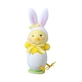 thumbnail image 1 of Orejas de conejo de Pascua, pollito de peluche, decoración de Pascua, decoración de fiesta de Pascua Amarillo Blanco, 1 of 9