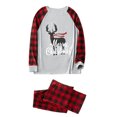 thumbnail image 2 of ITFABS Tenue de Noël Parent-Enfant, Pyjama à Manches Longues Imprimé Élan, 2 of 8