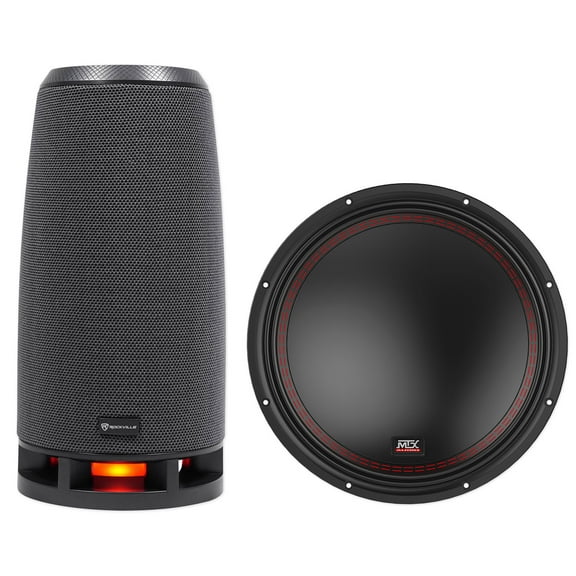 MTX 5512-22 12" 800 Watt Peak/400 Watt RMS DVC 2-ohm Car Subwoofer Sub RockShip