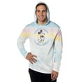 thumbnail image 3 of Disney Men's Mickey Mouse Classic Original Tie-Dye Long Sleeve Hooded Shirt, 3 of 7